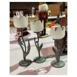 Metal & Glass Candleholders