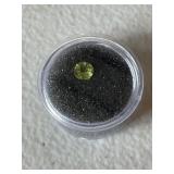 Round Peridot Collectible Gemstone