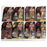 8 Star Wars Episode I Carded Figures