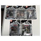 5 Star Wars Trilogy Collection Figures