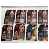 8 Star Wars Episode I & POTF Figures