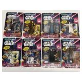 8 Star Wars Bend-Ems Carded Figures