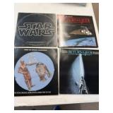 4 Star Wars Vinyl Record Lot w/ Picture Disc