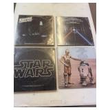 4 Star Wars Vinyl Record Lot Soundtracks
