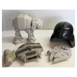 Star Wars Vehicles & Helmet Lot