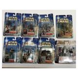 8 Star Wars Carded Figures & Trooper Lot