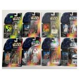 8 Star Wars Power of the Force Carded Figures
