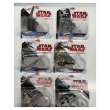 6 Star Wars Hot Wheels Starships