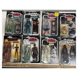 8 Star Wars Kenner Retro Carded Figures