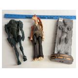 Star Wars Figure Lot w/ Jar Jar & Carbonite