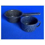 Granite Ware Pan & Cup