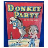 1941 Donkey Party Game