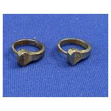 2 Capewell Horse Nail Rings