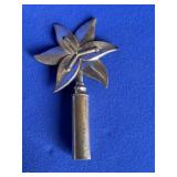 Odd Fellows Brass Emblem with Pole