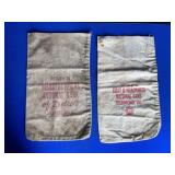 2 Cloth Bank Bags