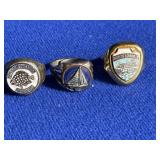 3 Metal Rings