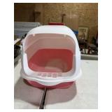 Pink & White Litter Box