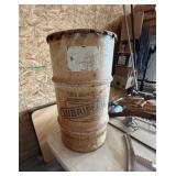 Large Lubriplate Advertising Can