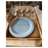 Lot of Stemware & Plates
