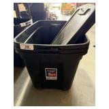 Three 20 Gallon Totes & Lids