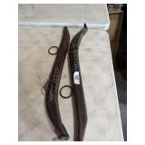 Vintage Wood & Iron Horse Collars