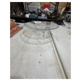 Footed Glass Fruit Tray