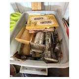 Lot of Metal & Plastic Candle Molds