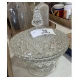 Crystal Candy Dish & Lid