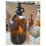 Large Amber Bottle