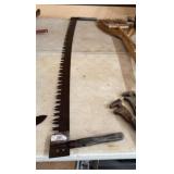 Vintage 2 Man Logging Hand Saw