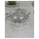 Pink Depression Fruit Bowl