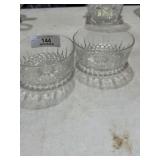 2 Small Glass Bowls