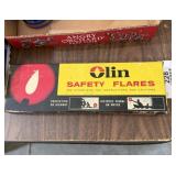 Box of Olin Safety Flares