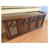 Vintage Magnavox Console Stereo & Records