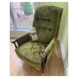 Vintage Upholstered Recliner