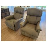 Pair of La-Z-Boy Swivel Recliners