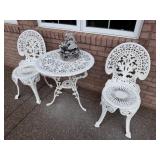 3 Piece Patio Set & Fountain