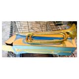 Solid Brass US Regulation Military Bugle