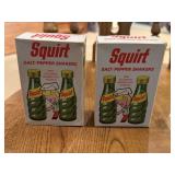 2 Pairs of Squirt Salt / Pepper Shakers