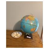 Desk Globe & Seashells