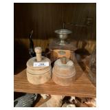 Coffee Grinder, 2 Butter Molds & Stamp
