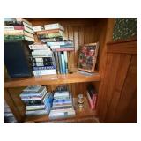 2 Shelves of Books  & Misc.