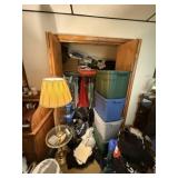 Large Closet of Clothes & Misc.