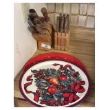 2 Knife Blocks & Knives