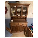 2 Piece Hutch Cabinet