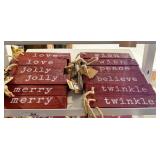 Wood Christmas Ornaments