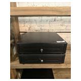 2 Metal Cash Register Boxes