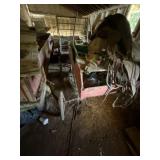 Wooden Buggy & Saddle