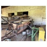 Vintage New Idea Manure Spreader & Contents