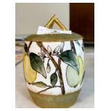 T & V Lidded China Jar